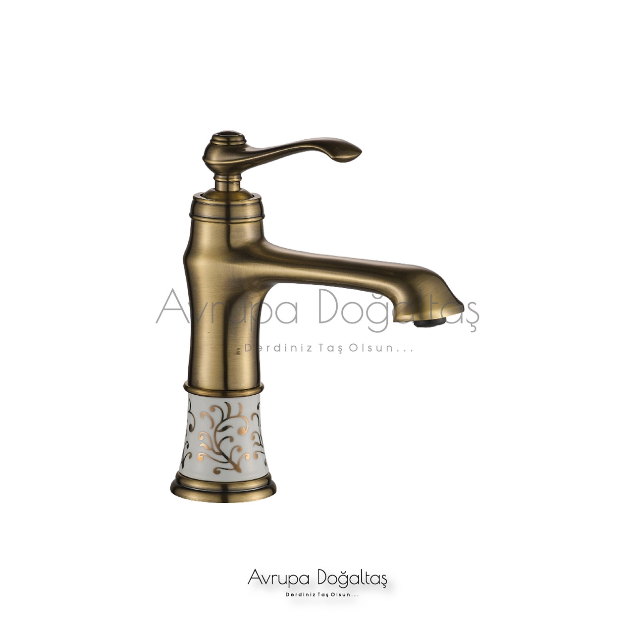 Victoria Mix Lavabo Bataryası Antik (Kısa)