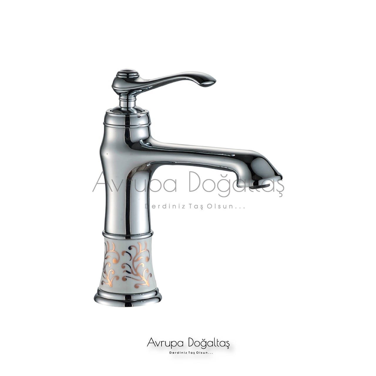Victoria Mix Lavabo Bataryası Krom (Kısa)