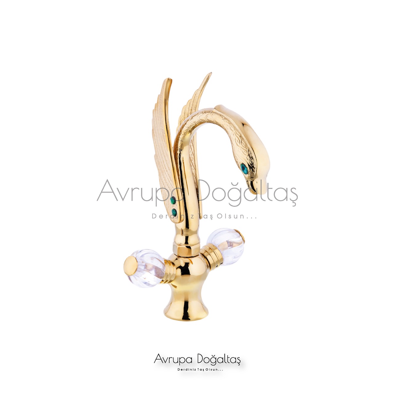 Ördek Lavabo Bataryası Gold