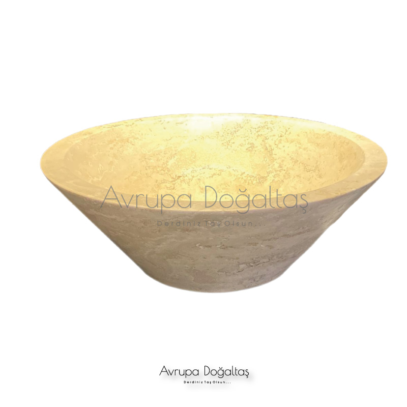 15x42 Traverten Huni Lavabo